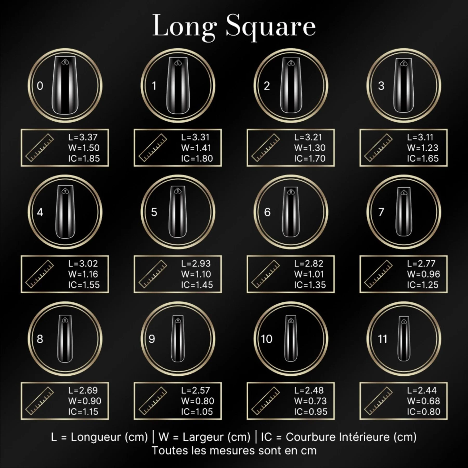 cap's nails long square - Capsules américaine - Image 4