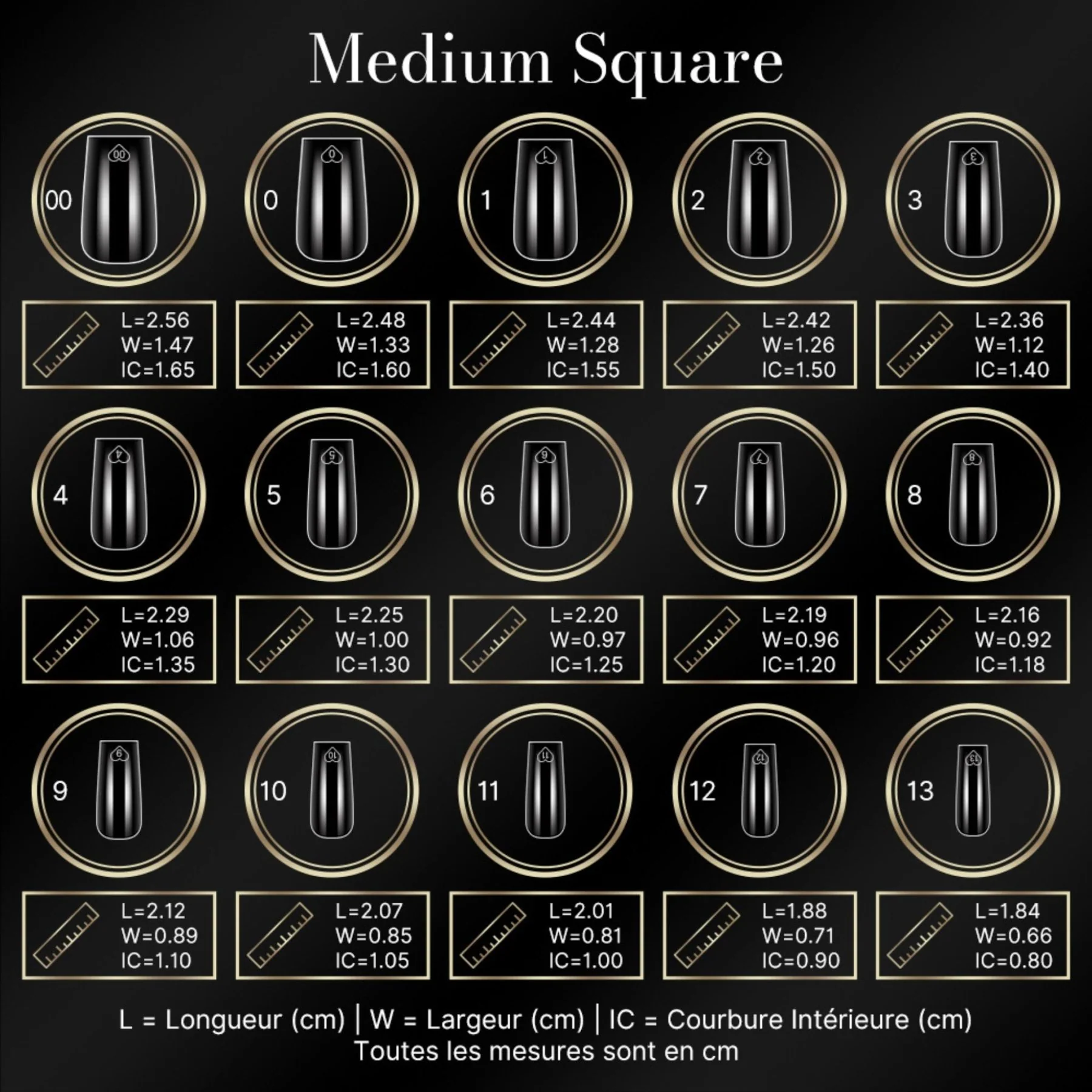 cap's nails médium square - Capsules américaine - Image 6