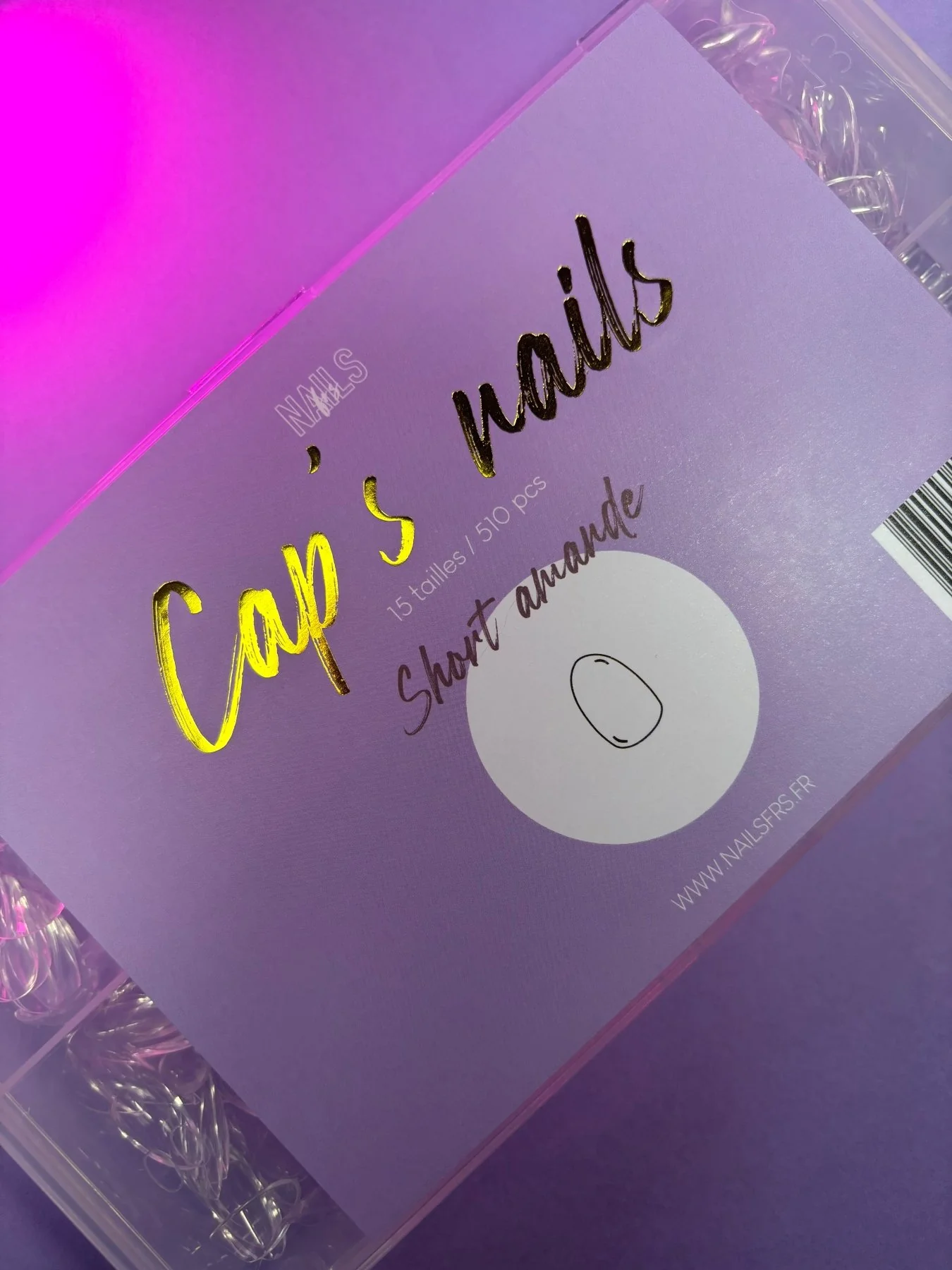 cap's nails short amande - Capsules américaine - Image 3