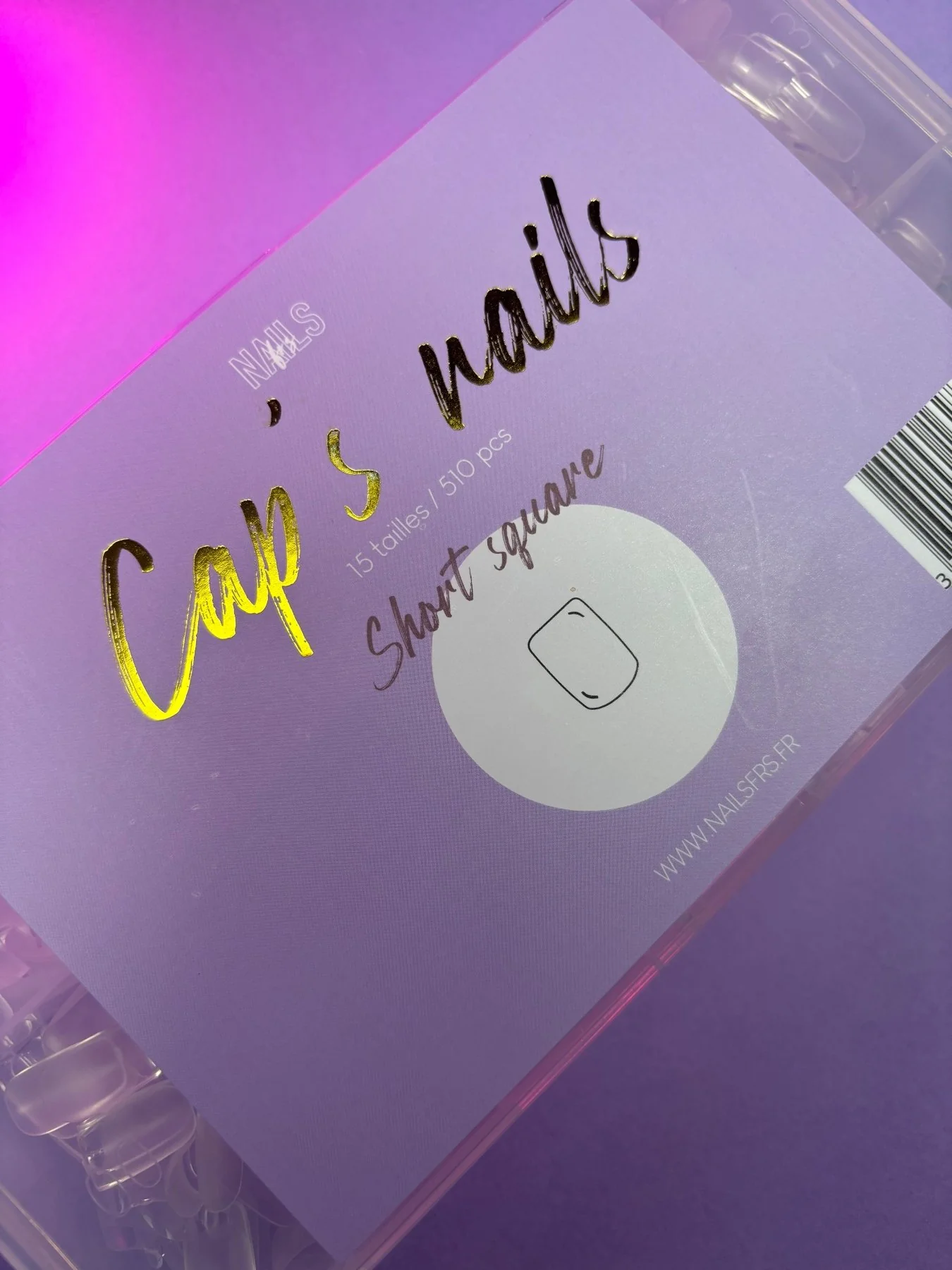 cap's nails short square - Capsules américaine - Image 3