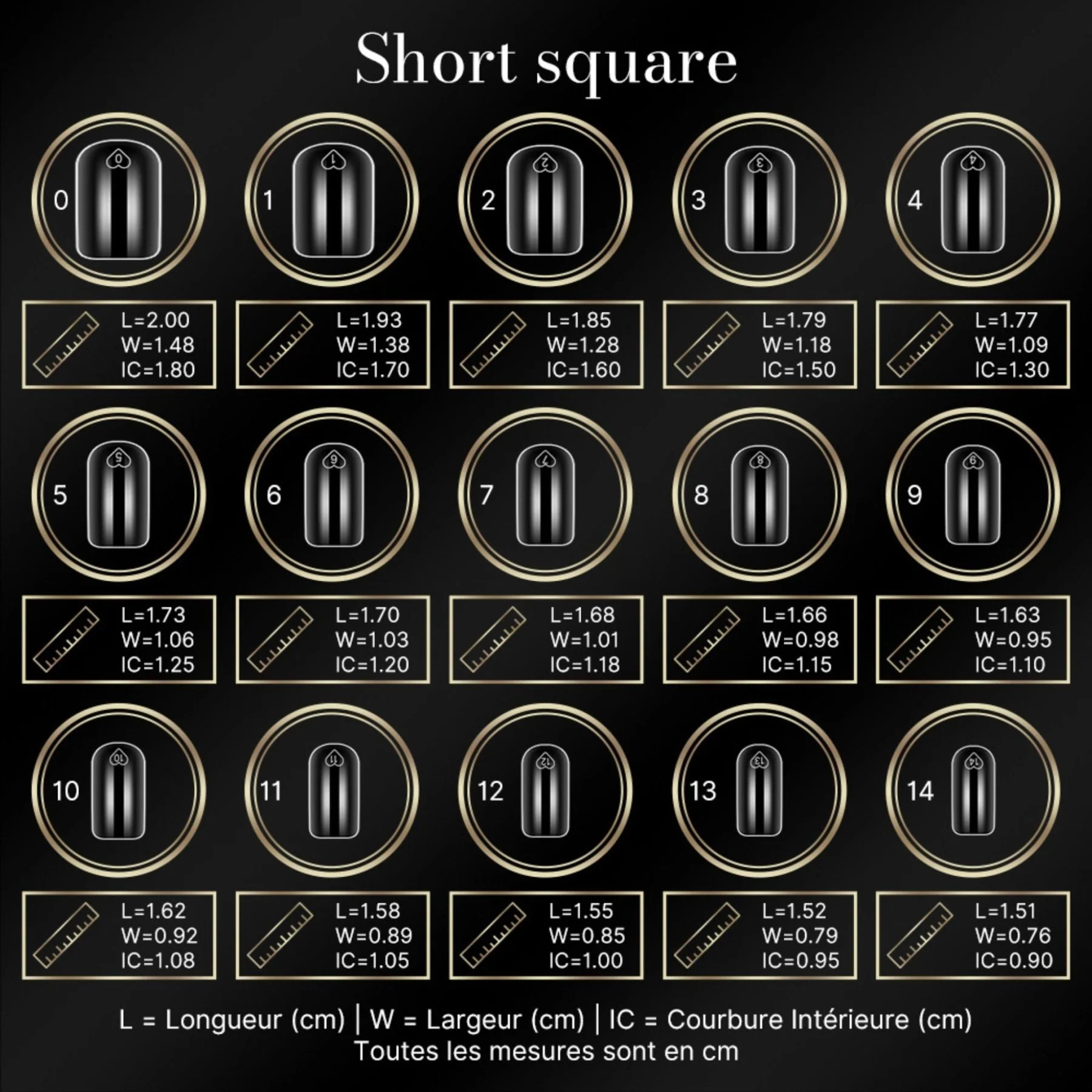 cap's nails short square - Capsules américaine - Image 5