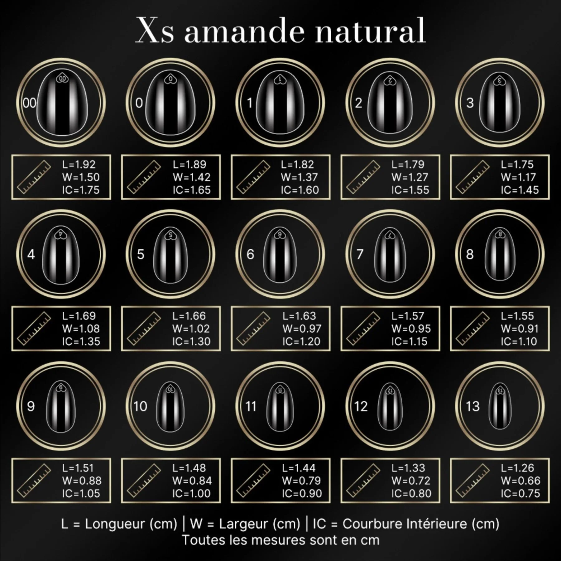 cap's nails XS amande natural - Capsules américaine - Image 4