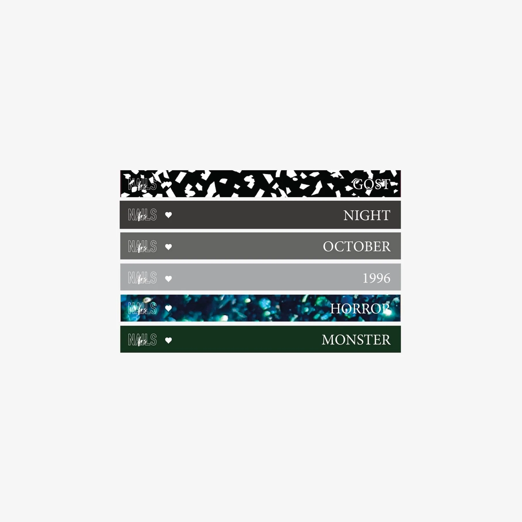 Stickers Nuancier Vernis Semi-Permanent - Présentoir Gel Polish NAILS FRS - Image 14