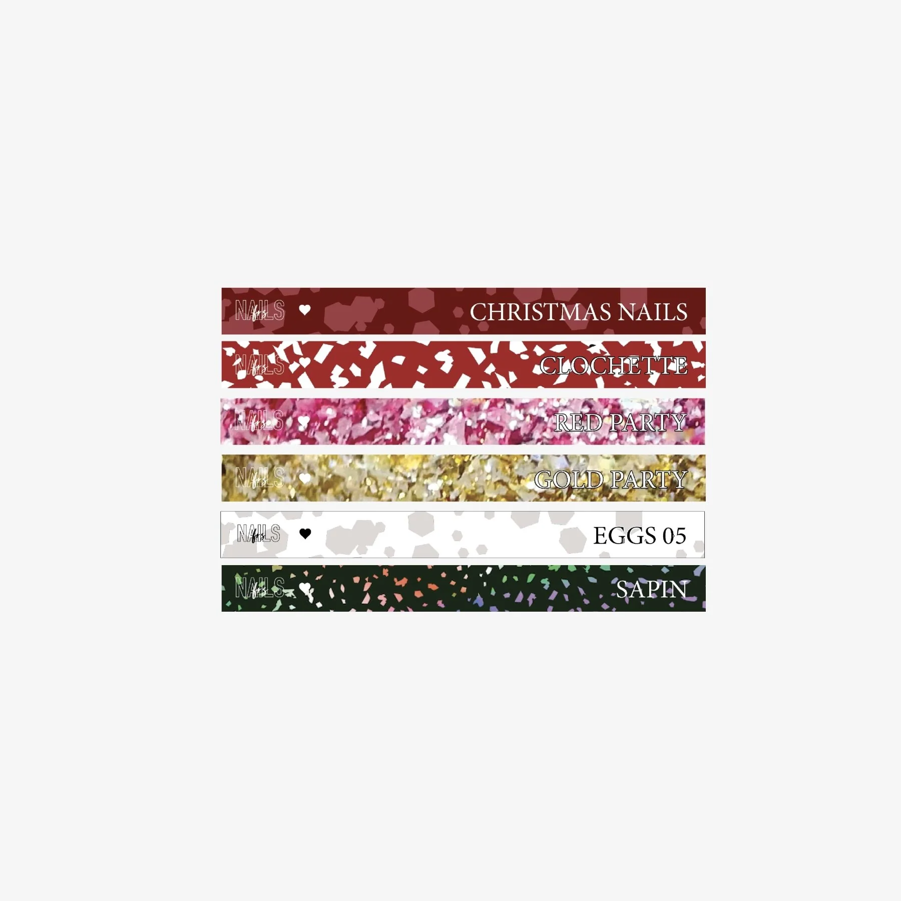 Stickers Nuancier Vernis Semi-Permanent - Présentoir Gel Polish NAILS FRS - Image 23